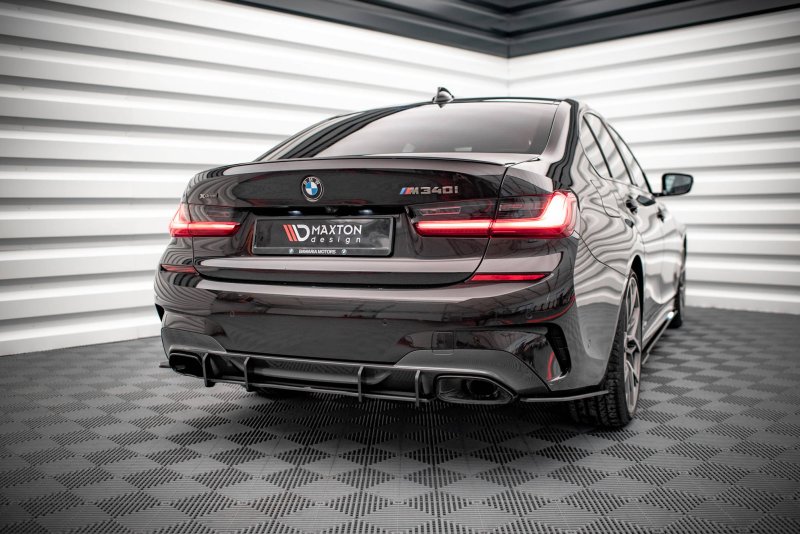 Maxton Street Pro Heckschürze für BMW 3er M340 G20 / G21 BM321MPACKCNC-RS1B+BRBI