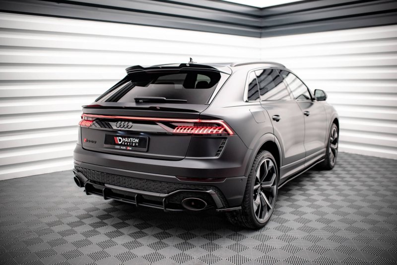 Maxton Street Pro Heckschürze für Audi RSQ8 Mk1 AURSQ81CNC-RS1B+BRBI