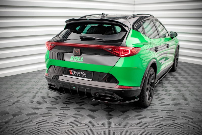 Maxton Heck Ansatz Flaps Diffusor V.2 für Cupra Formentor schwarz Hochglanz CU-FO-1-RSD2-G