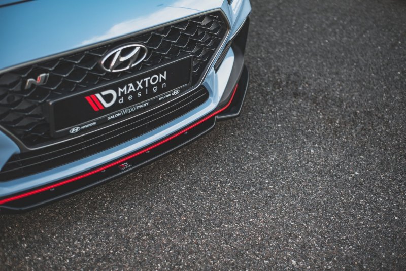 Maxton Front Ansatz +Flaps für V.6 Hyundai I30 N Mk3 Hatchback/Fastback HY-I30-3-N-FD6G+FS