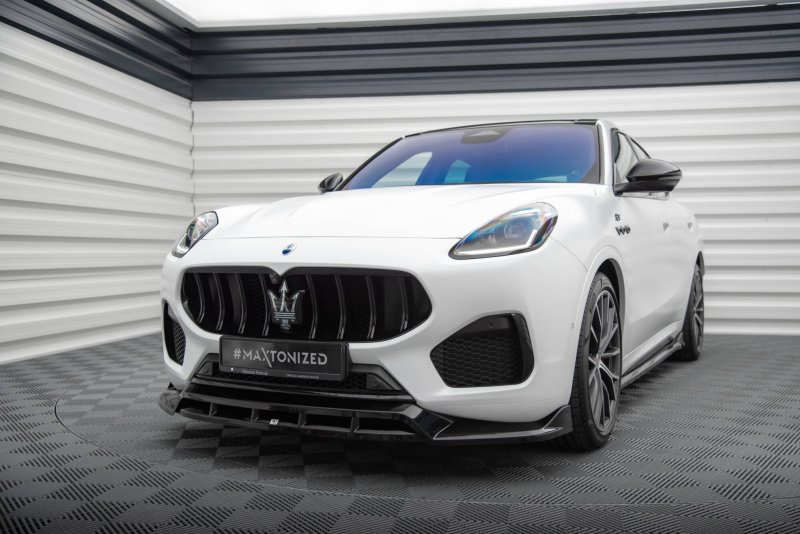 Maxton Front Ansatz Maserati Grecale GT / Modena Mk1 schwarz Hochglanz MS-GR-1-FD1G+FD1R-G