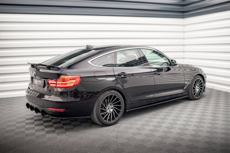 Maxton Seitenschweller Ansatz für BMW 3er GT F34 schwarz Hochglanz BM-3-34-GT-SD1-G