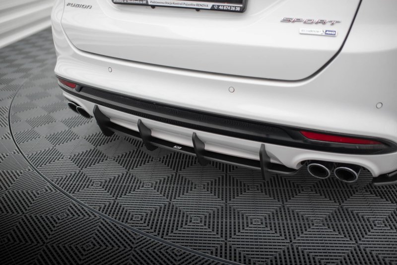 Maxton Street Pro Heckschürze Ford Mondeo Sport Mk5 Facelift / Fusion Sport Mk2 Facelift FOMO5FSPORTCNC-RS1BRB