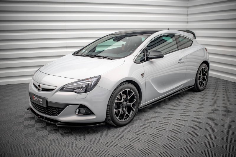 Maxton Seitenschweller Ansatz für Opel Astra GTC OPC-Line J schwarz Hochglanz OP-AS-J-GTC-OPCLINE-SD1-G
