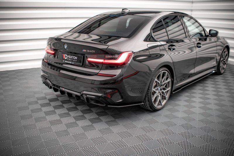 Maxton Street Pro Heck Ansatz Flaps Diffusor V.2 für BMW M340i / M-Paket G20 / G21 BM321MPACKCNC-RSD2B