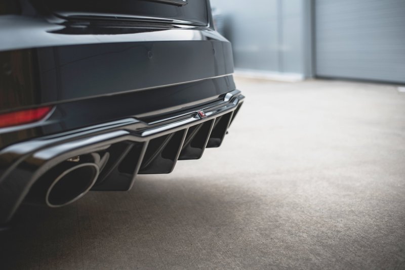 Maxton Diffusor Heck Ansatz V.2 für Audi RS3 8V Sportback Facelift AU-RS3-8VF-RS2GO_O
