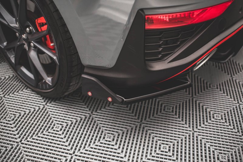 Maxton Heck Ansatz Flaps Diffusor +Flaps für V.1 Hyundai I30 N Hatchback Mk3 Facelift HY-I30-3F-N-RSD1G+RS