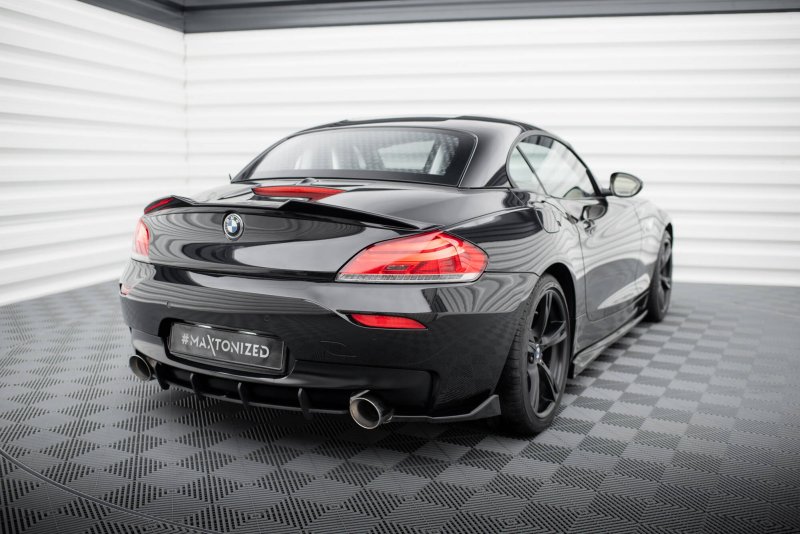 Maxton Heck Ansatz Flaps Diffusor BMW Z4 M-Paket E89 Facelift schwarz Hochglanz BM-Z4-89F-MPACK-RSD1-G