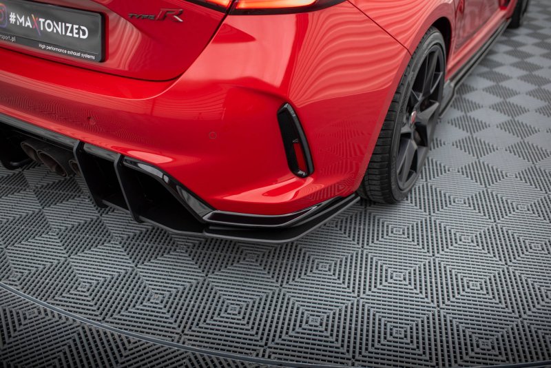 Maxton Street Pro Heck Ansatz Flaps Diffusor für Honda Civic Type-R Mk 11 HOCI11TYPERCNC-RSD1BRB