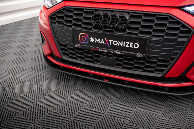 Maxton Street Pro Front Ansatz für für Audi A3 8Y AUA38YCNC-FD1BRB