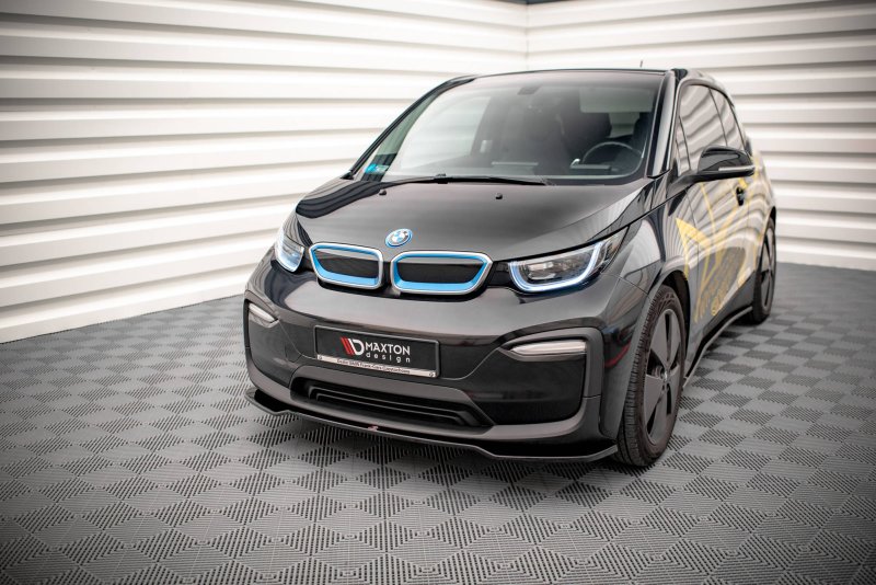 Maxton Front Ansatz V.1 für BMW i3 Mk1 Facelift schwarz Hochglanz BM-I3-1-FD1-G