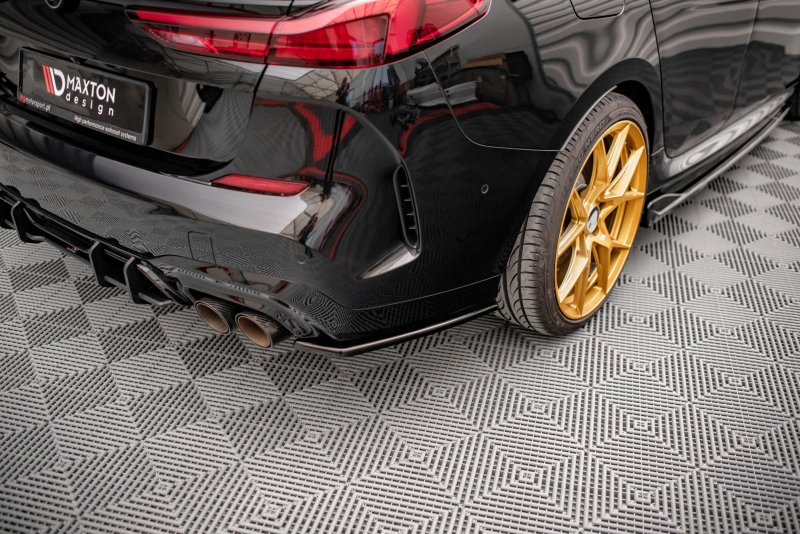 Maxton Heck Ansatz Flaps Diffusor für BMW M235i Gran Coupe F44 schwarz Hochglanz BM-2-44-M-RSD1-G