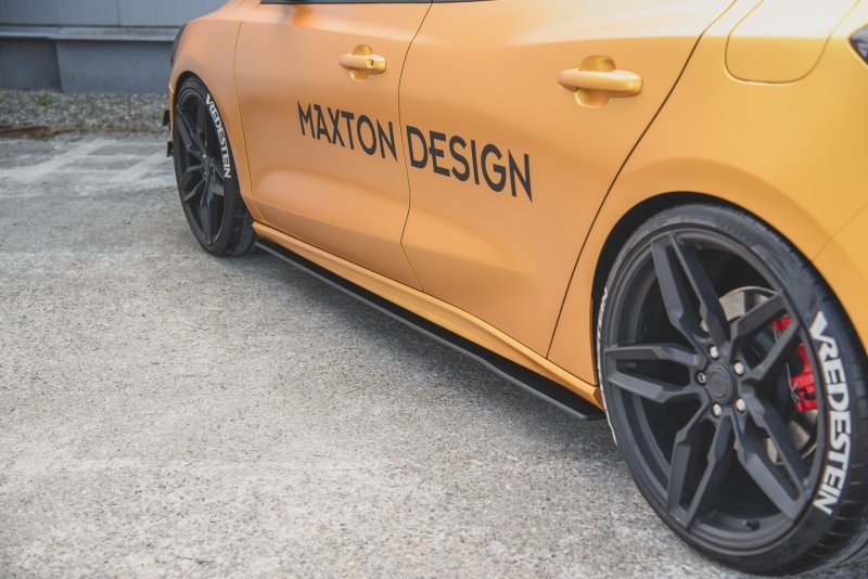 Maxton Racing Seitenschweller Ansatz für Ford Focus ST / ST-Line Mk4 FOFO4STCNC-SD1BRB