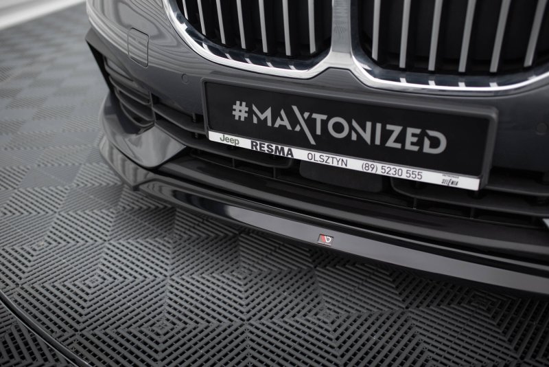 Maxton Front Ansatz V.2 BMW 1er F40 schwarz Hochglanz BM-1-40-FD2-G