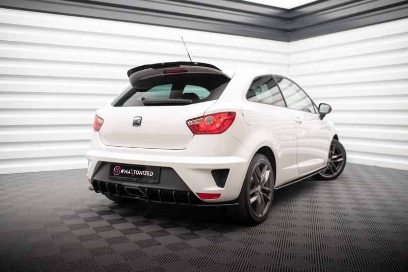 Maxton Street Pro Heckschürze für Seat Ibiza Cupra Sport Coupe Mk4 SEIB4SCCNC-RS1BRB