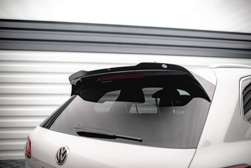 Maxton Spoiler CAP für Volkswagen Touareg R-Line Mk3 schwarz Hochglanz VW-TO-3-RLINE-CAP1-G