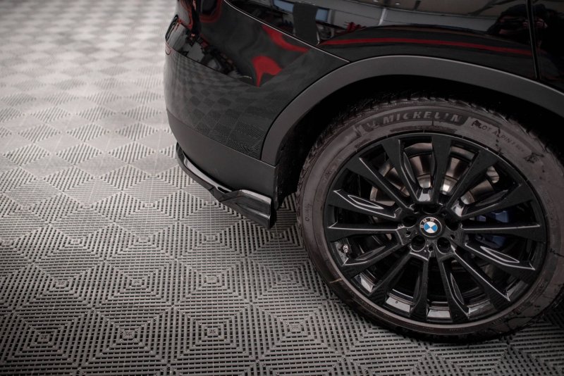 Maxton Heck Ansatz Flaps Diffusor für BMW X3 G01 schwarz Hochglanz BM-X3-01-RSD1-G