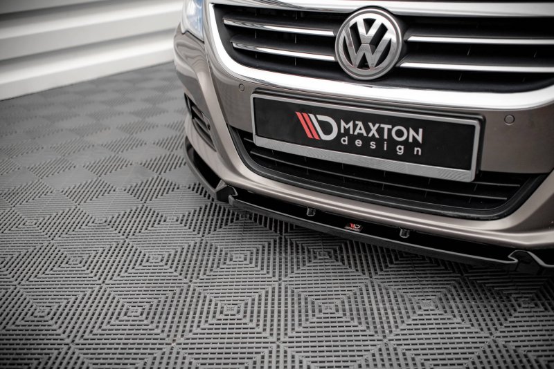 Maxton Front Ansatz V.3 für Volkswagen Passat CC schwarz Hochglanz VW-PA-CC-FD3-G