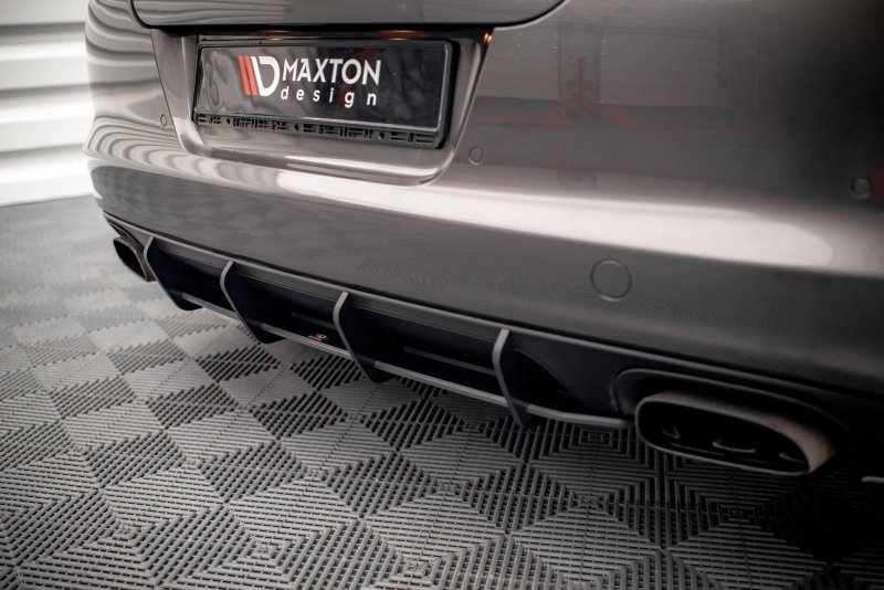 Maxton Street Pro Heckschürze für Porsche Panamera / Panamera Diesel 970 POPA970CNC-RS1BRB