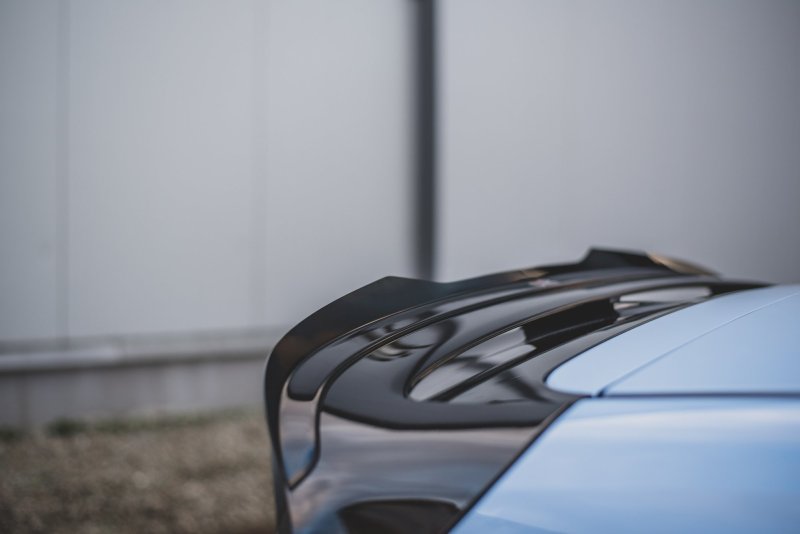 Maxton Spoiler CAP V.2 für Hyundai I30 N Mk3 / Mk3 FL Hatchback schwarz Hochglanz HY-I30-3-N-CAP2-G