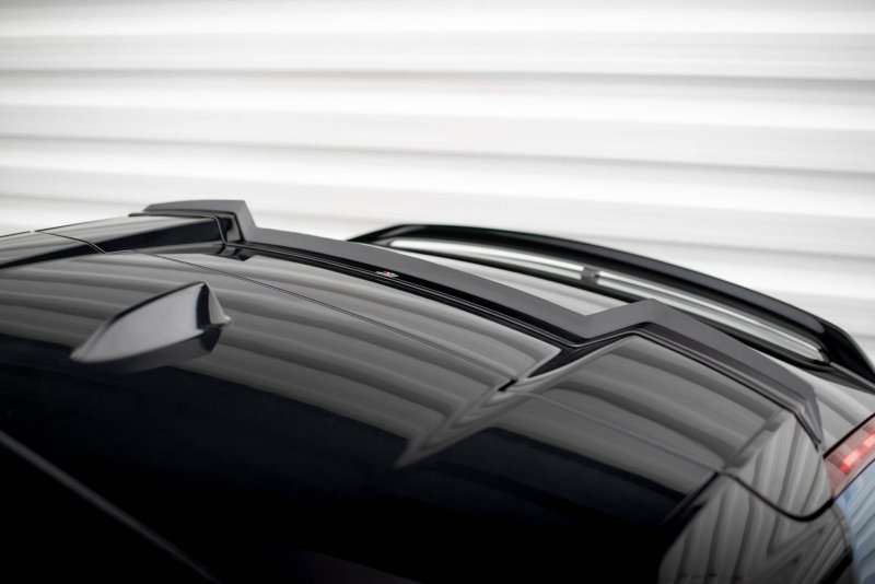 Maxton Spoiler CAP Abrisskante Volvo C40 Mk1 schwarz Hochglanz VO-C40-1-CAP1-G