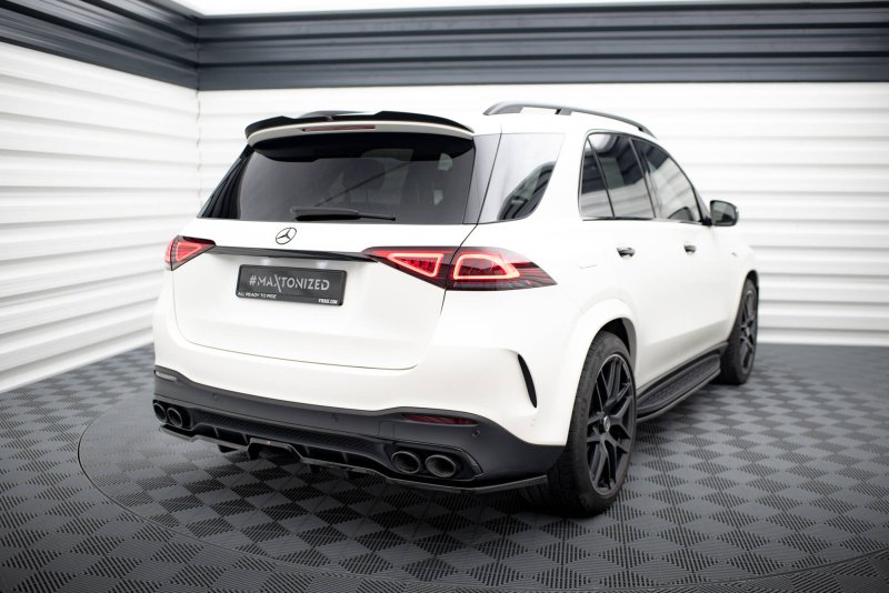 Maxton Mittlerer Cup Diffusor Heck Ansatz Mercedes-AMG GLE 53 W167 / W167 Facelift schwarz Hochglanz ME-GLE-X167-53-RD1G+RD2-G