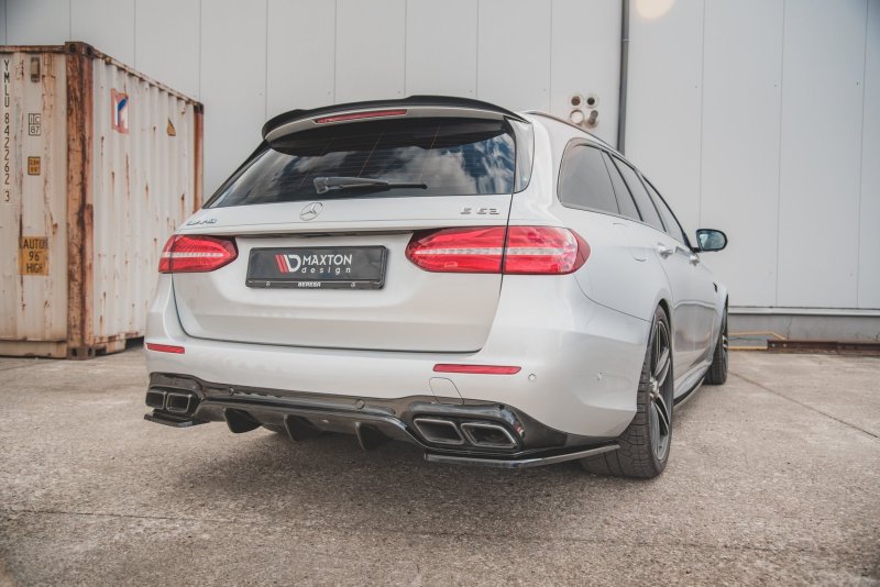 Maxton Spoiler CAP für Mercedes-Benz E63 AMG Kombi S213 schwarz Hochglanz ME-E-213-63-ES-CAP1-G