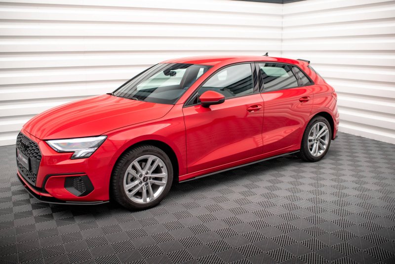 Maxton Street Pro Seitenschweller Ansatz für Audi A3 8Y AUA38YCNC-SD1BRB