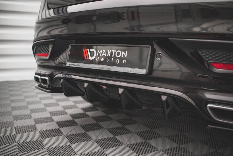 Maxton Diffusor Heck Ansatz für Mercedes-Benz GLE Coupe 63 AMG C292 schwarz Hochglanz ME-GLE-C292-AMG-RS1-G