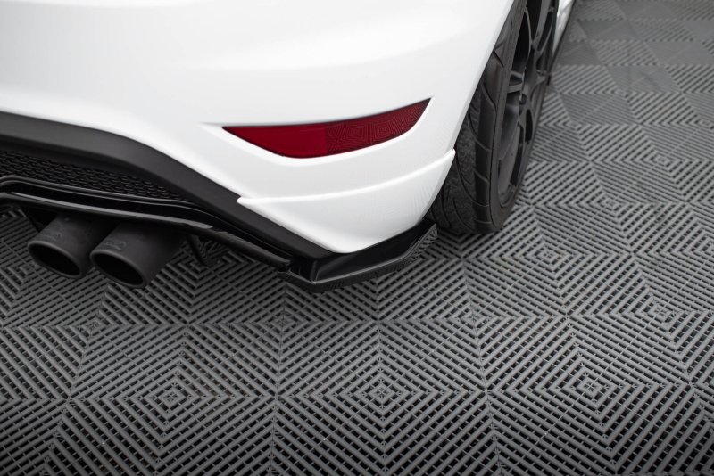 Maxton Heck Ansatz Flaps Diffusor V.3 Ford Fiesta ST Mk7 Facelift schwarz Hochglanz FO-FI-7F-ST-RSD3-G