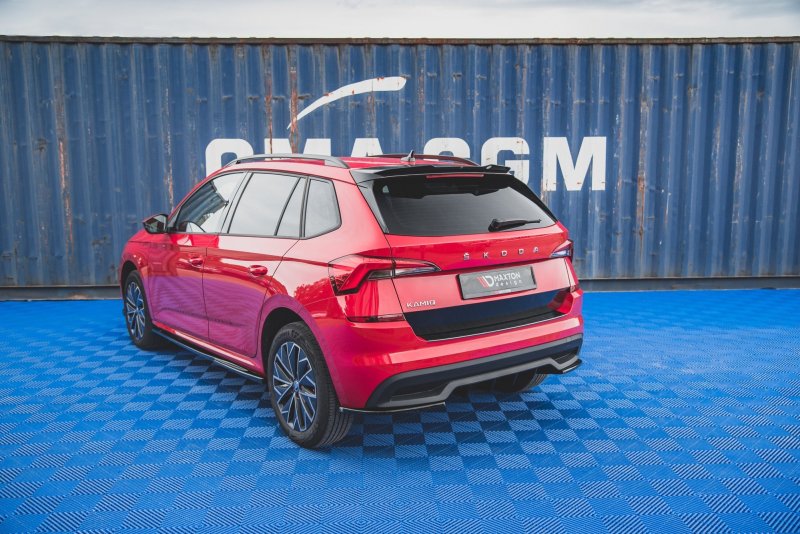 Maxton Spoiler CAP für Skoda Kamiq schwarz Hochglanz SK-KM-1-CAP1-G