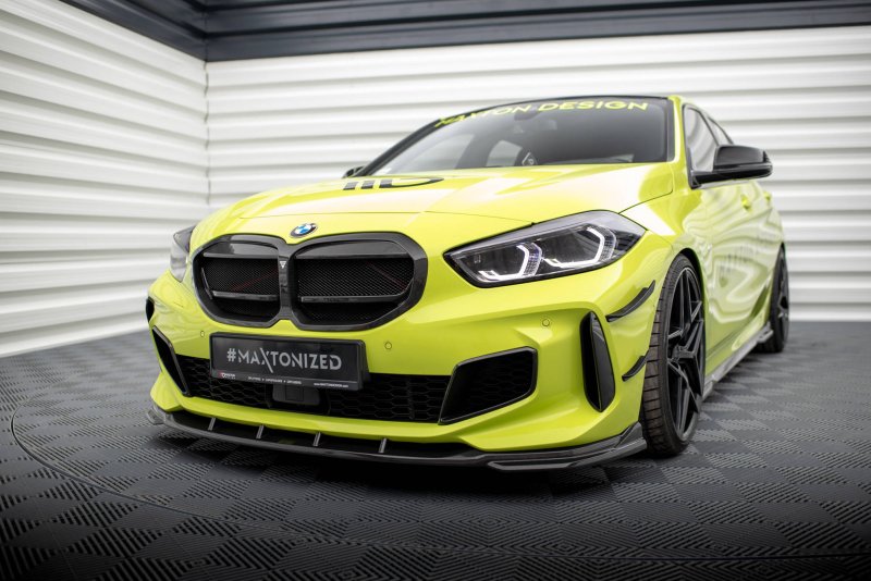Maxton Carbon Fiber Front Ansatz für BMW 1er F40 M-Paket / M135i CF-BM-1-40-M-FD1-245-P