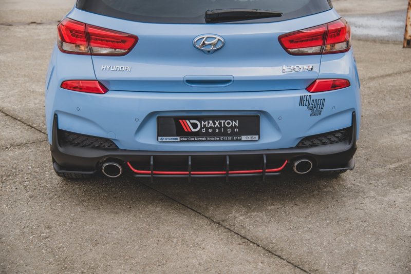 Maxton Racing Heckschürze V.2 für Hyundai I30 N Mk3 Hatchback HYI303NCNC-RS3B