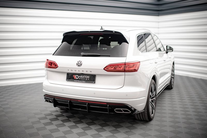 Maxton Street Pro Heckschürze für Volkswagen Touareg R-Line Mk3 VWTO3RLINECNC-RS1B+BRBI