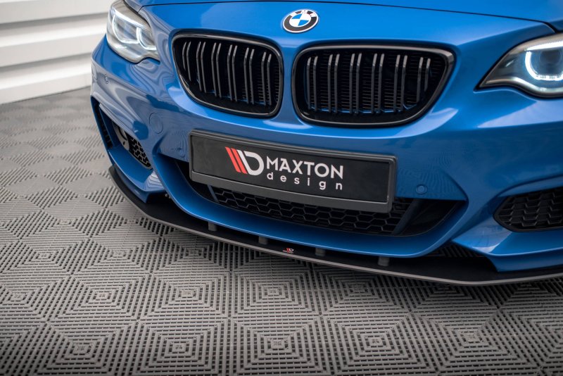 Maxton Street Pro Front Ansatz für für BMW 2 M-Paket F22 BM222MPACKCNC-FD1BRB