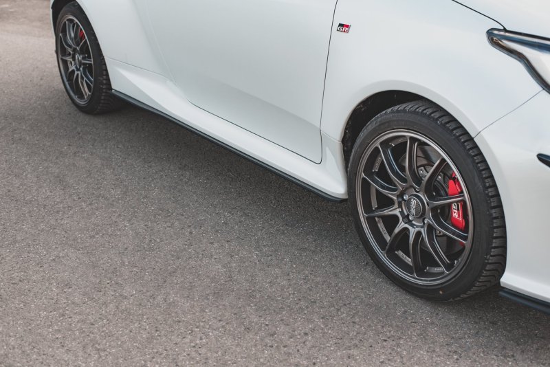 Maxton Racing Seitenschweller Ansatz für Toyota GR Yaris Mk4 TOYA4GR4CNC-SD1BRB