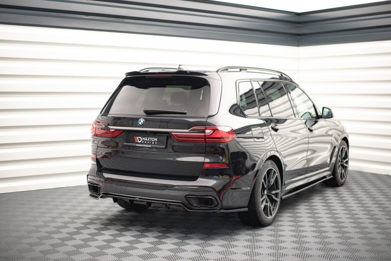 Maxton Mittlerer Diffusor Heck Ansatz DTM Look für BMW X7 M G07 schwarz Hochglanz BM-X7-07-M-RD1G+RD2-G
