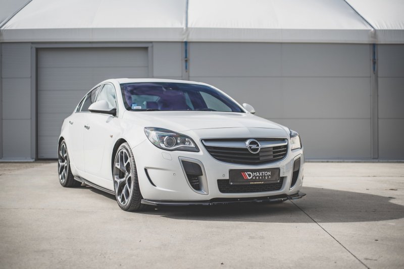 Maxton Front Ansatz V.1 für Opel Insignia Mk. 1 OPC Facelift schwarz Hochglanz OP-IS-1F-OPC-FD1-G
