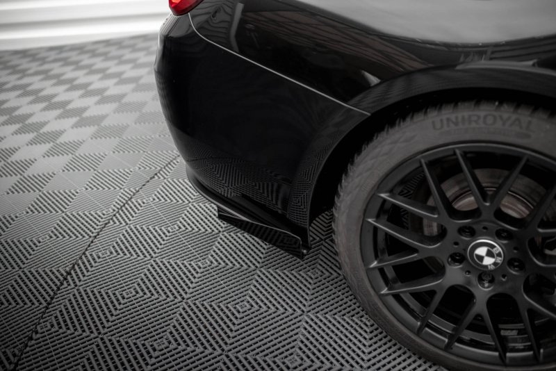 Maxton Street Pro Heck Ansatz Flaps Diffusor +Flaps für BMW 4er Gran Coupe F36 schwarz Hochglanz BM4F36GCCNC-RS1B+BRBI+RSF1-G