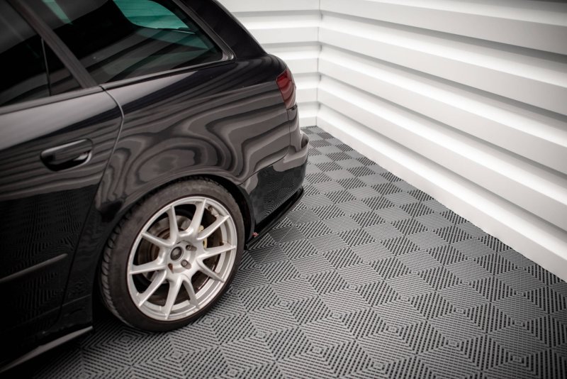 Maxton Heck Ansatz Flaps Diffusor für Seat Exeo schwarz Hochglanz SE-EX-1-K-RSD1-G