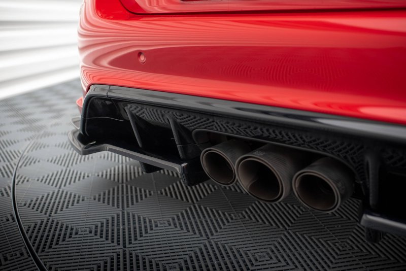 Maxton Mittlerer Diffusor Heck Ansatz DTM Look für V.1 + Flaps Honda Civic Type-R Mk 11 HO-CI-11-TYPE-R-RSD1G+RD1G+RSF1B