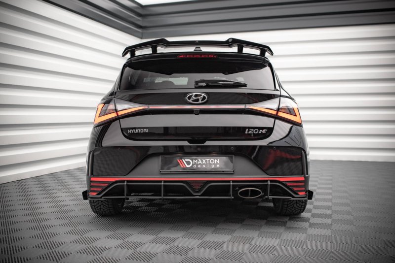 Maxton Street Pro Heckschürze für Hyundai I20 N Mk3 HYI203NCNC-RS1BRB