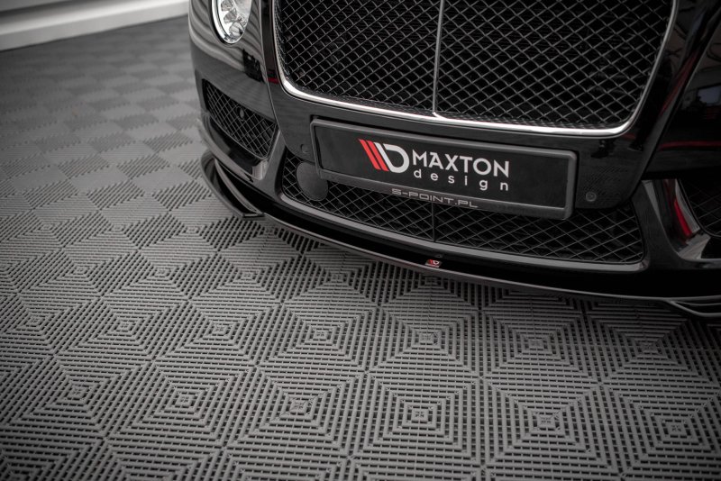 Maxton Front Ansatz V.2 für Bentley Continental GT V8 S Mk2 schwarz Hochglanz BE-CO-GT-1F-FD2-G