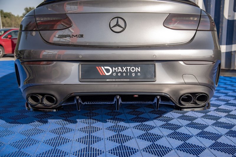 Maxton Diffusor Heck Ansatz für Mercedes-AMG E53 Coupe C238 schwarz Hochglanz ME-E-213-53-C-RS1-G