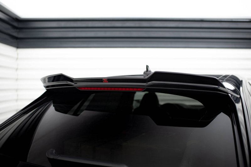 Maxton HeckSpoiler CAP Abrisskante Abrisskante 3D Audi RSQ8 Mk1 schwarz Hochglanz AU-RSQ8-1-CAP3-G
