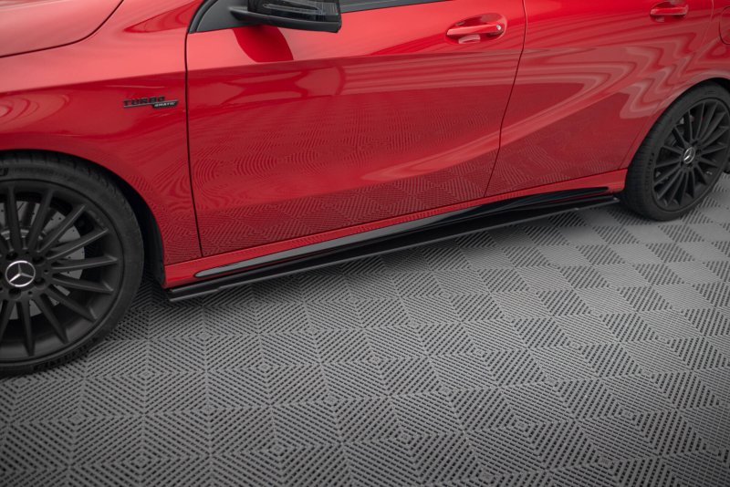 Maxton Street Pro Seitenschweller Ansatz Mercedes-Benz A 45 AMG W176 Facelift MEA176FAEROCNC-SD1BRB