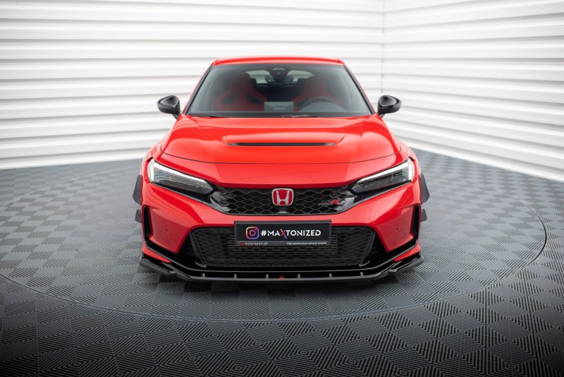 Maxton Front Ansatz V.3 für Honda Civic Type-R Mk 11 schwarz Hochglanz HO-CI-11-TYPE-R-FD3-G