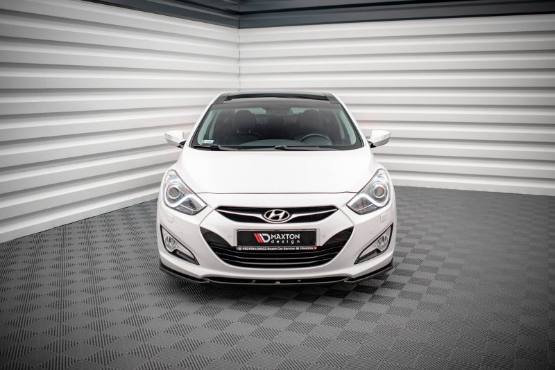 Maxton Front Ansatz für Hyundai I40 Mk1 schwarz Hochglanz HY-I40-1-FD1-G