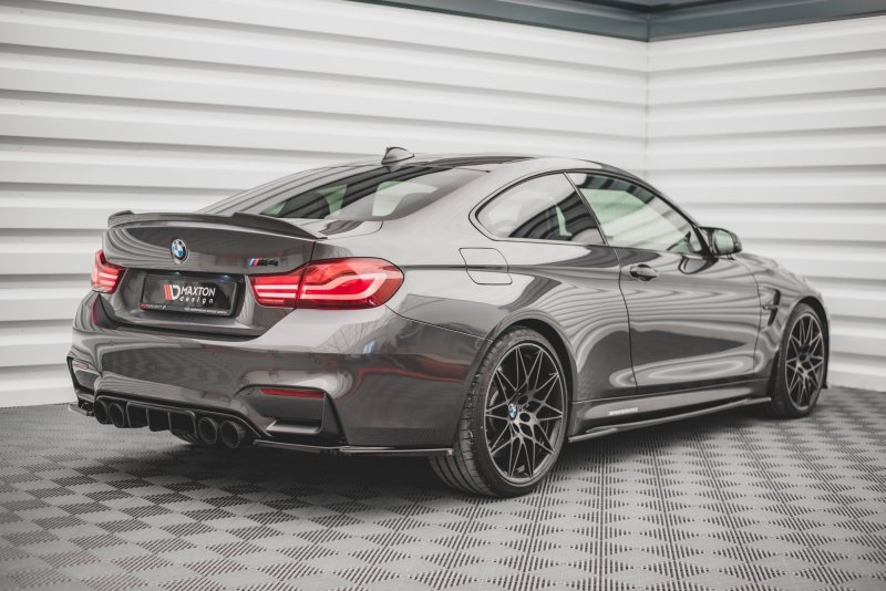Maxton Seitenschweller Ansatz für BMW M4 F82 schwarz Hochglanz BM-4-82-M-SD1-G