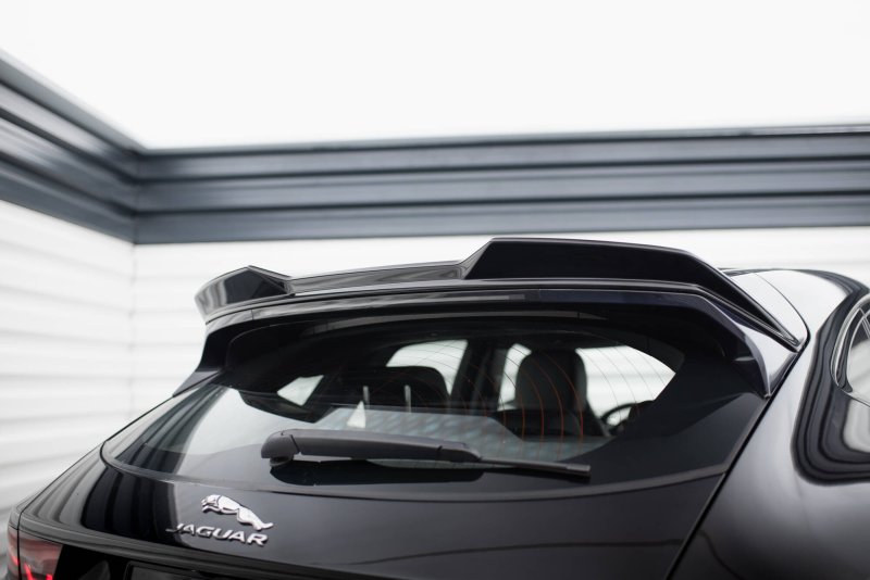 Maxton Spoiler CAP Abrisskante 3D Jaguar E-Pace R-Dynamic Mk1 schwarz Hochglanz JA-EP-1-RDYNAMIC-CAP3D1-G